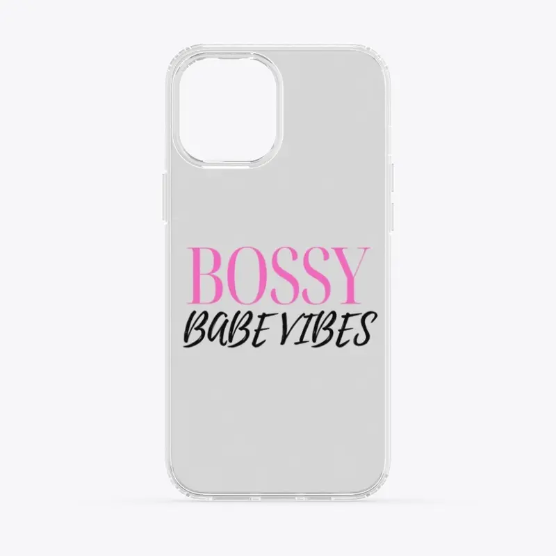 Bossy Babe Vibes Clear iPhone Case